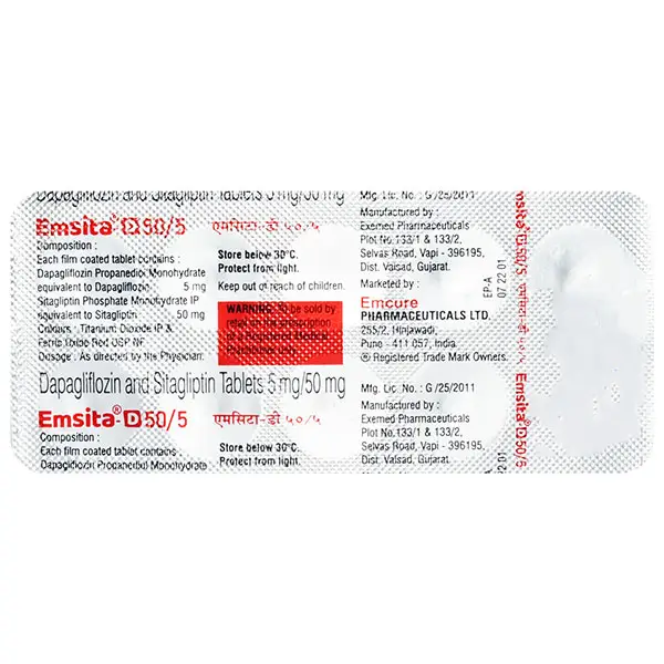 Emsita D 5mg/50mg Tablet